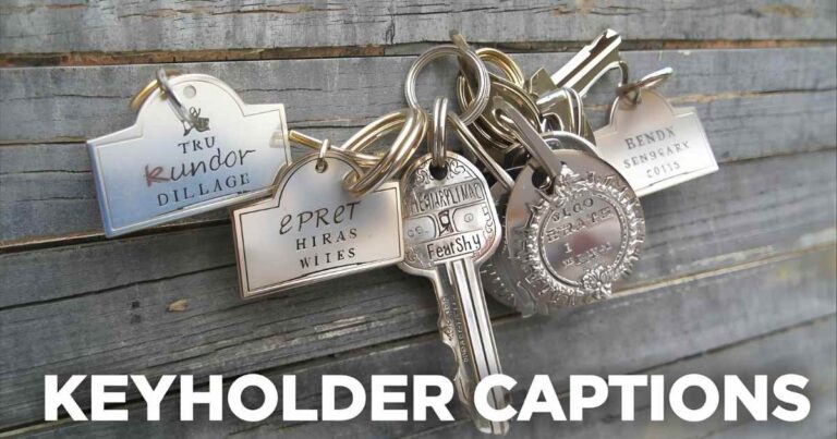 Keyholder Captions