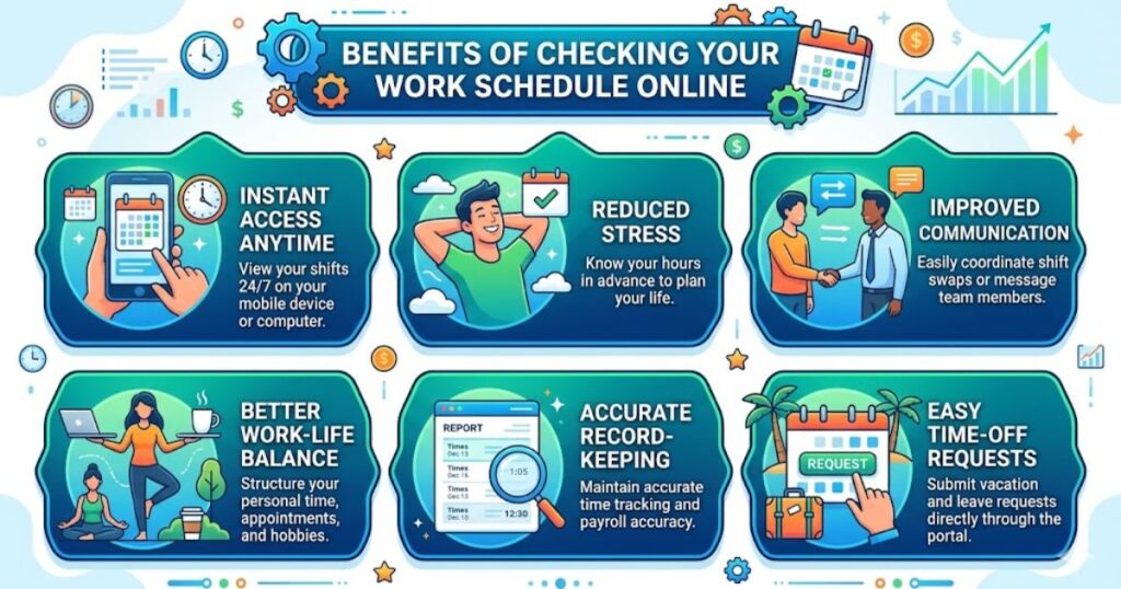 Benefits of Checking Your Work Schedule Online