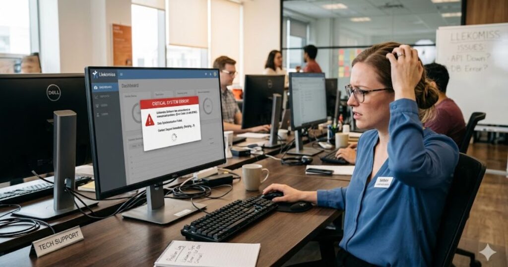 Problem on Llekomiss Software