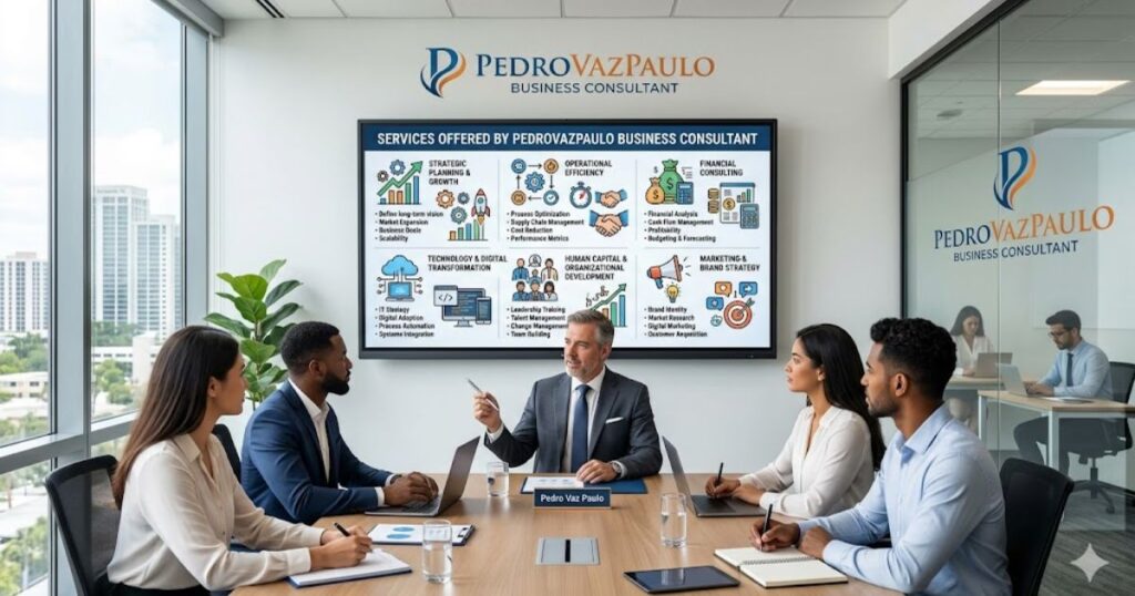 Services Offered by PedroVazPaulo Business Consultant